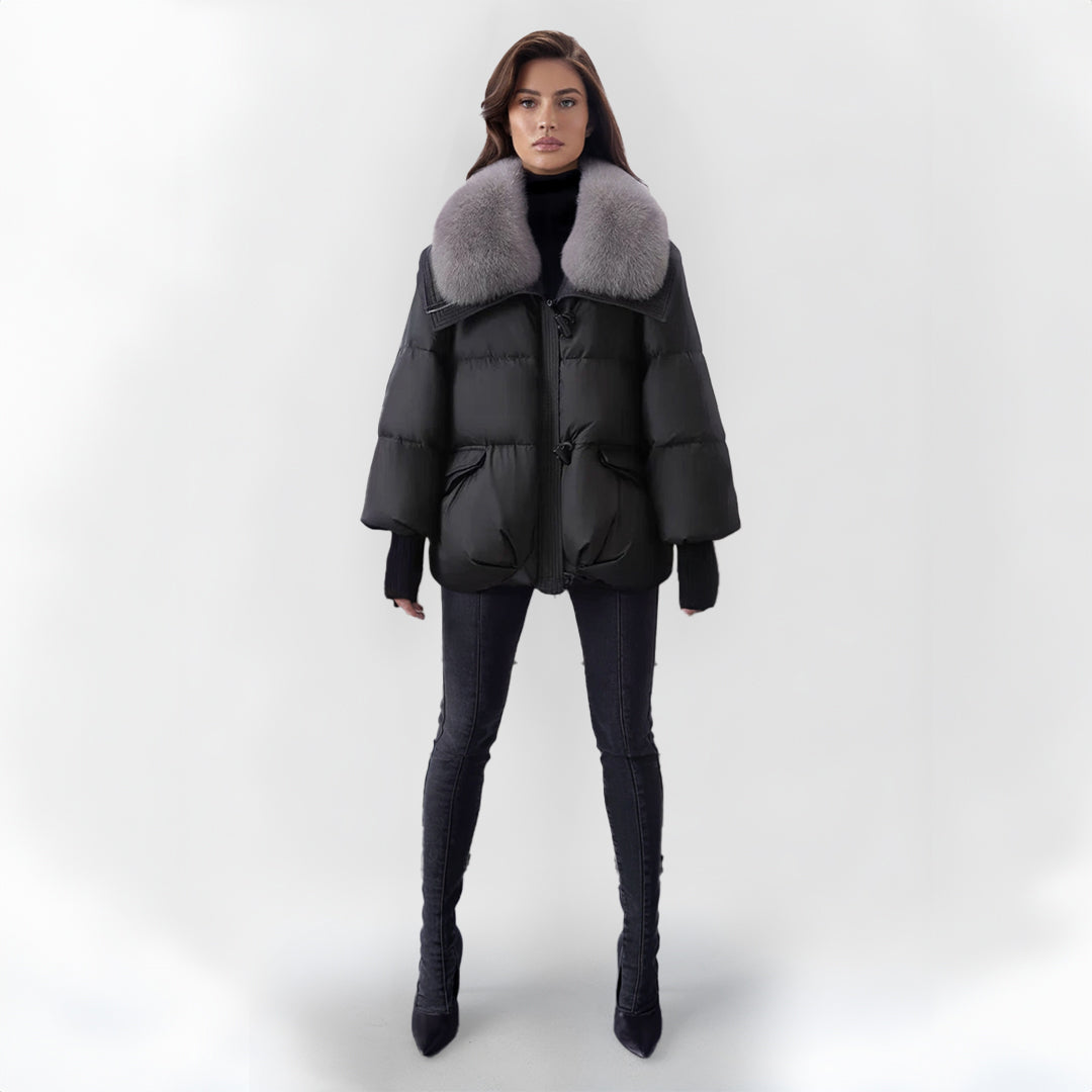 Aurélie™ | Manteau d’Hiver Luxe avec Col Chaud