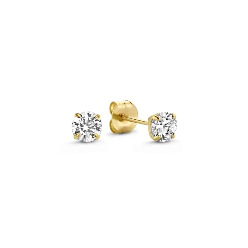 Boucles d'oreilles pendantes en or 18k